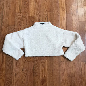 Forever 21 Crop Fleece Top